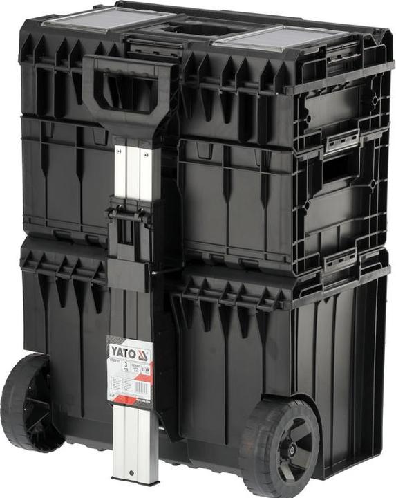Produktbild Yato Werkstattwagen Werkzeugkoffer Werkzeugtrolley leer Werkzeugkiste Rollwagen (3 Teile)