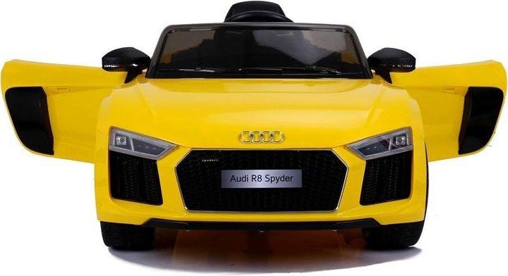 Immagine prodotto Lean Toys Auto elettrica singola per bambini Big Audi R8 JJ2198, giallo (2 V)