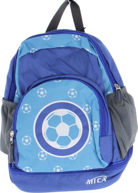 Actual product image Mica Children's rucksack football - made of textile - approx. 25 x 31 x 12/18 cm