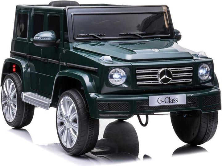 Actual product image Lean Toys Electric car for children Mercedes G500 green (12 V)