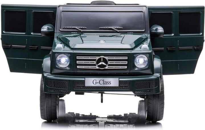 Actual product image Lean Toys Electric car for children Mercedes G500 green (12 V)