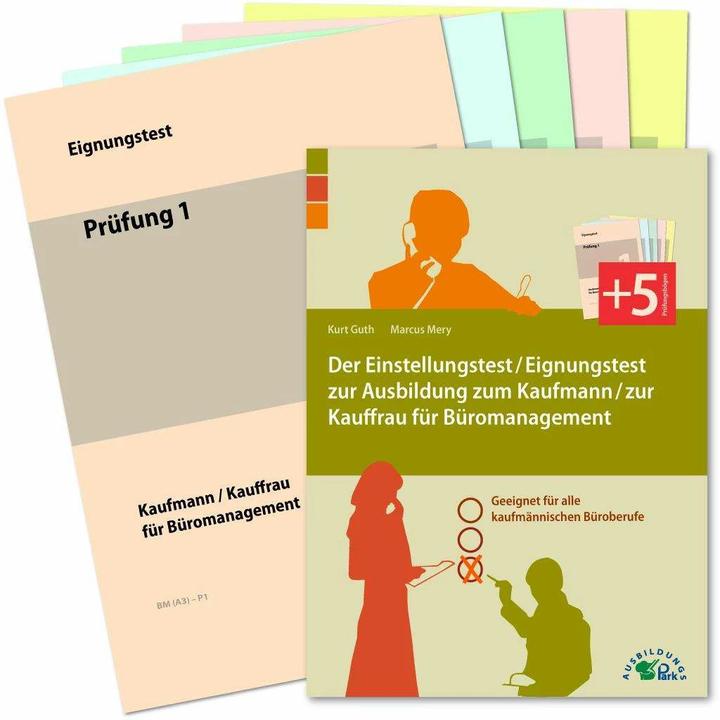 Produktbild Der Einstellungstest / Eignungstest zur Ausbildung zum Kaufmann / zur Kauffrau für Büromanagement (Deutsch, Kurt Guth, Marcus Mery, 2024)