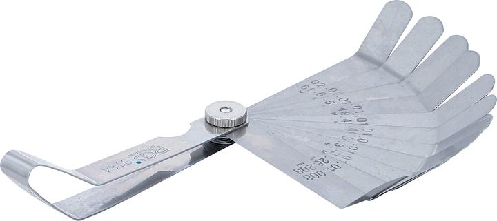 Productafbeelding BGS Präzisions-Fühlerlehren, gebogen | 12 Blatt (10 cm)