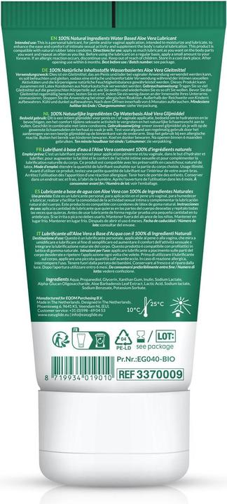Image du produit EasyGlide Bio & Natural Aloe Vera (100 ml)