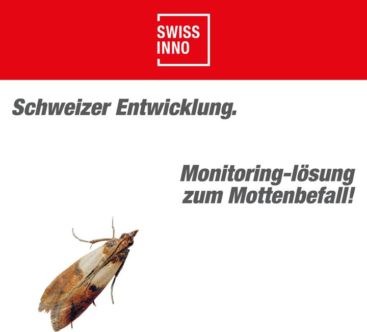 Produktbild Swissinno Lebensmittelmottenfalle 2er inkl. Pheromon-Lockstoff