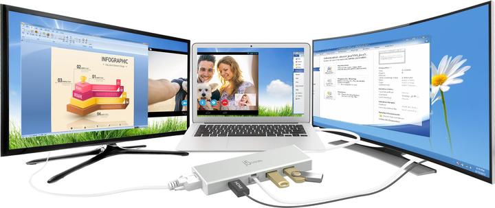 Immagine prodotto j5Create GIUDICE380 (USB-A, 2 Porti)