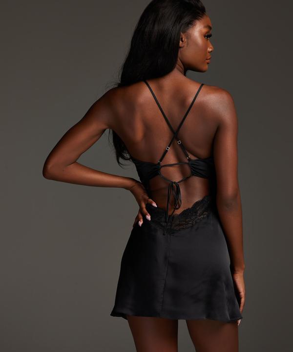Produktbild Hunkemöller Nina Satin Slipdress - Black (M)