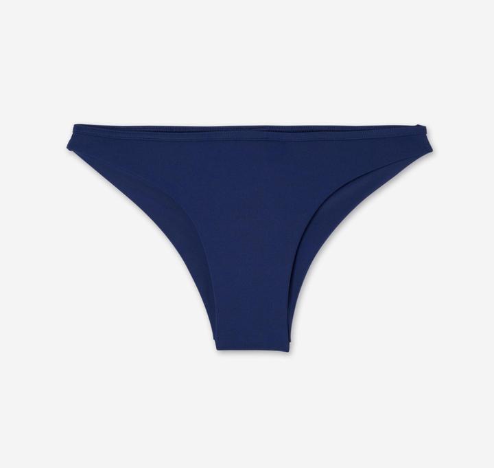 Olaian Bikini-Hose Damen Tanga Surfen Lulu marineblau (40, 42)