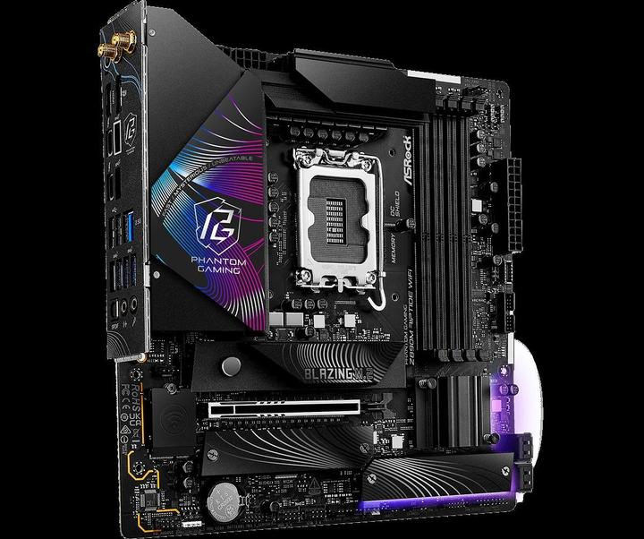 Produktbild AsRock Z890M Riptide WiFi Intel DDR5 S1851 MATX (LGA 1851, Intel Z890, mATX)