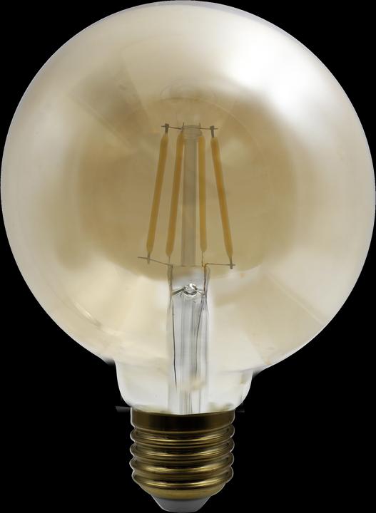 Actual product image Globo LED Light Bulb Glass Amber, 1xe27 LED (E27, 7 W, 5 x, F)