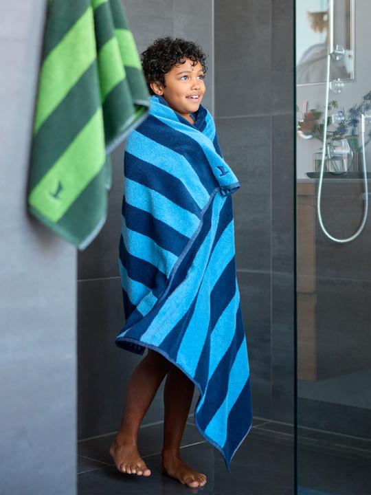 Actual product image Möve Superwuschel block stripes (80 x 150 cm)