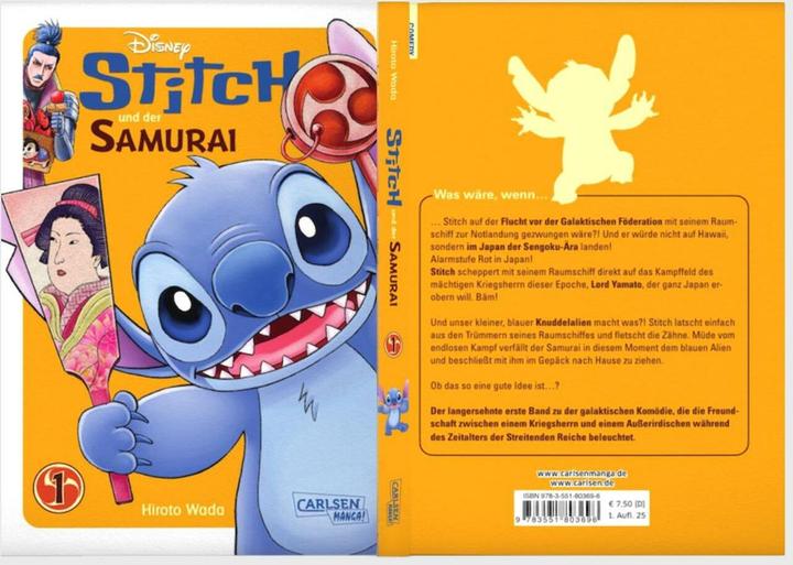 Actual product image Stitch and the Samurai 1 (Hiroto Wada, German)