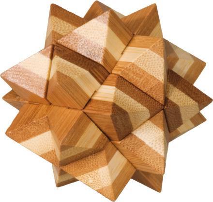 Image du produit Fridolin Essai de QI "Star" 3D Bamboo Puzzle
