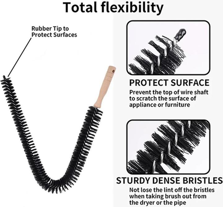 Produktbild König Design Heizkörperbürste 70 -75 cm Heizungsbürste Heizkörper Reinigungsbürste Bürste Set (1 Stk.)