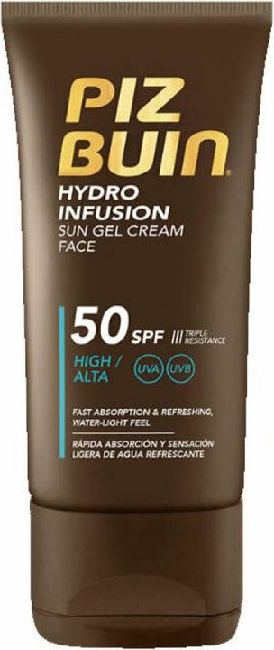 Piz Buin Infusion d'eau (Crème solaire, SPF 50, 50 ml, 150 g)