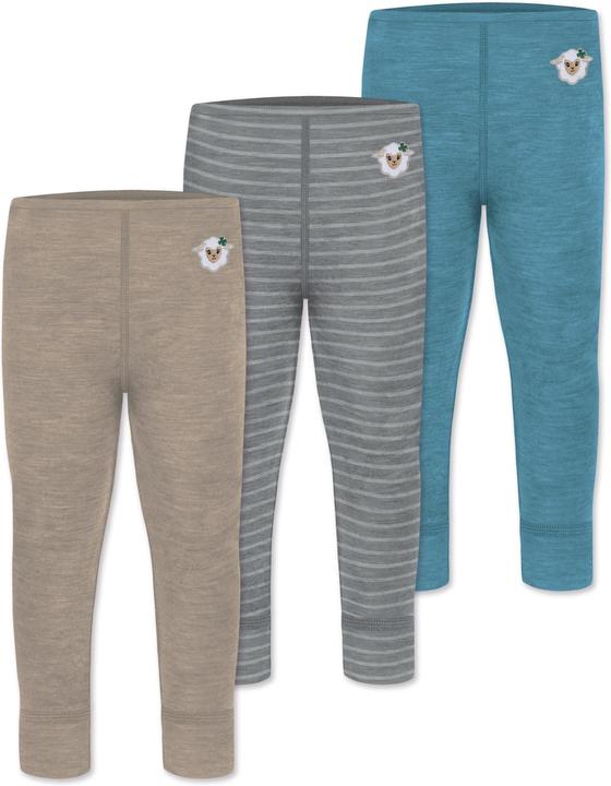 Normani 3er Pack Baby Merino Hose Unterhose „Tihoi" - 9509