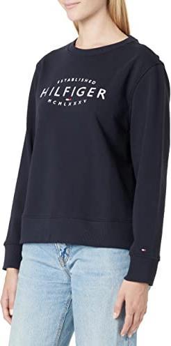 Produktbild Tommy Hilfiger Damen O-nk Sweatshirt von Reg Pullover, Desert Sky, S (S)