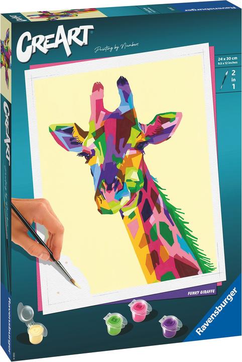 Produktbild Ravensburger CreArt Funky Giraffe - (11220202)