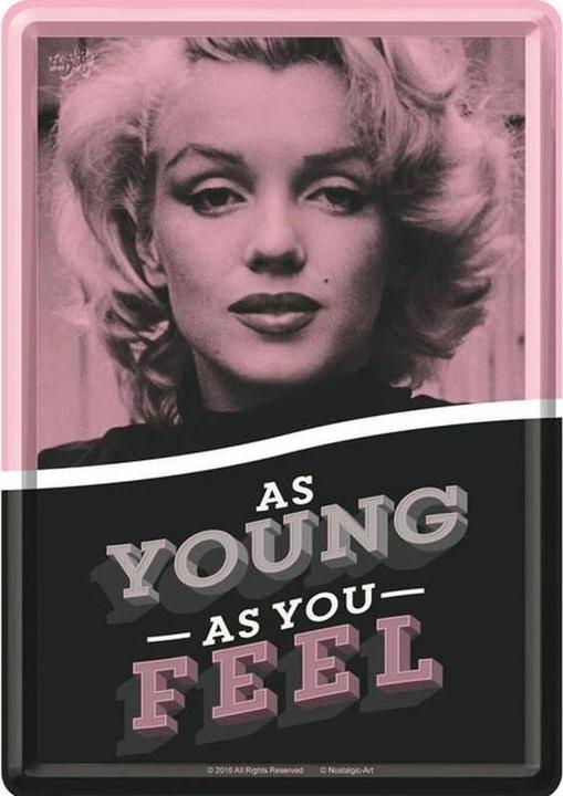 Image du produit Nostalgic-Art Merchandising Carte postale As Young as you Feel 14 x 10 cm (1 pcs)