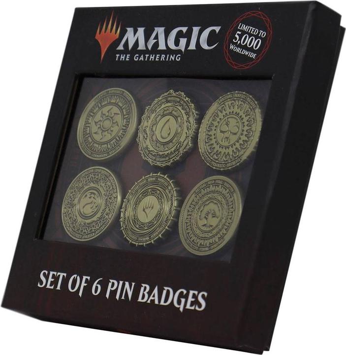 Produktbild Fanattik Magic the Gathering pack 6 pin's Limited Edition Mana Symbol