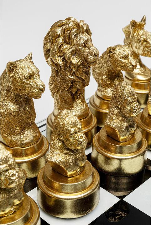 Actual product image Kare Design Deko Objekt Chess Animals 60x60cm