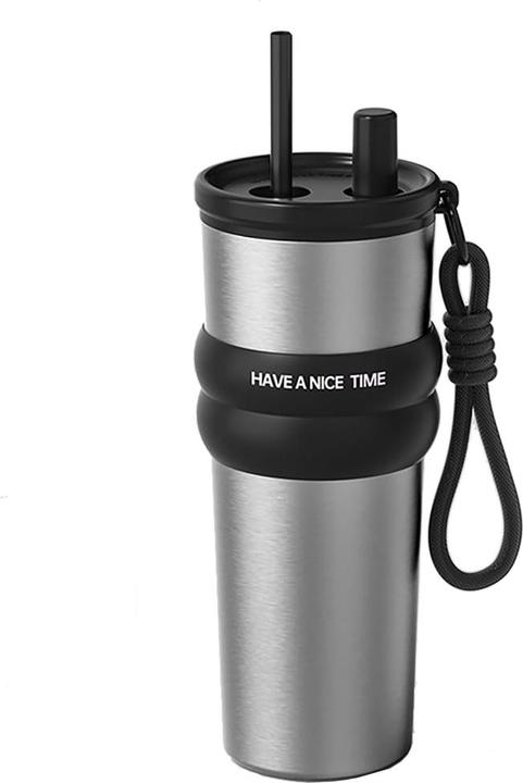 Produktbild Techsuit - Thermos (THM7) - Car Cup, Single Pipette, Stainless Steel 316, 710ml - Grey (0.71 l)