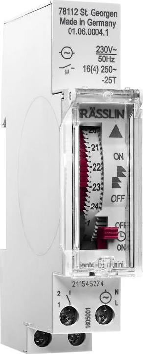 Produktbild Elbro REG-Schaltuhr talento 111 mini, On-Off-Uhr, plombierbar