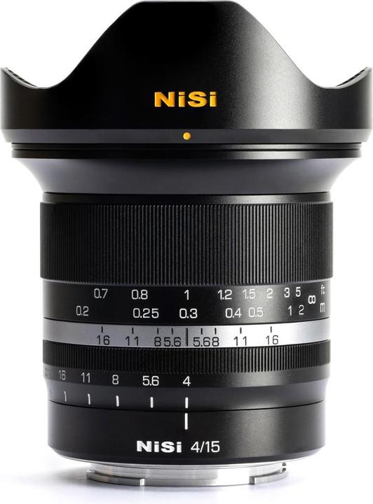 Actual product image Nisi 15mm F/4 ASPH Super Wide Angle Lens - (full size)