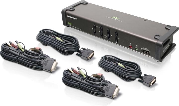 Actual product image Iogear 4-Port DVI KVMP Switch
