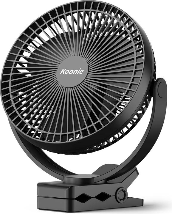 Produktbild Koonie Tragbarer Clip-On-Ventilator (35 dB)