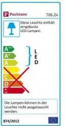 Energie-Label Paulmann MaxLED 500 Stripe Set (Weiss, 300 cm, Indoor)