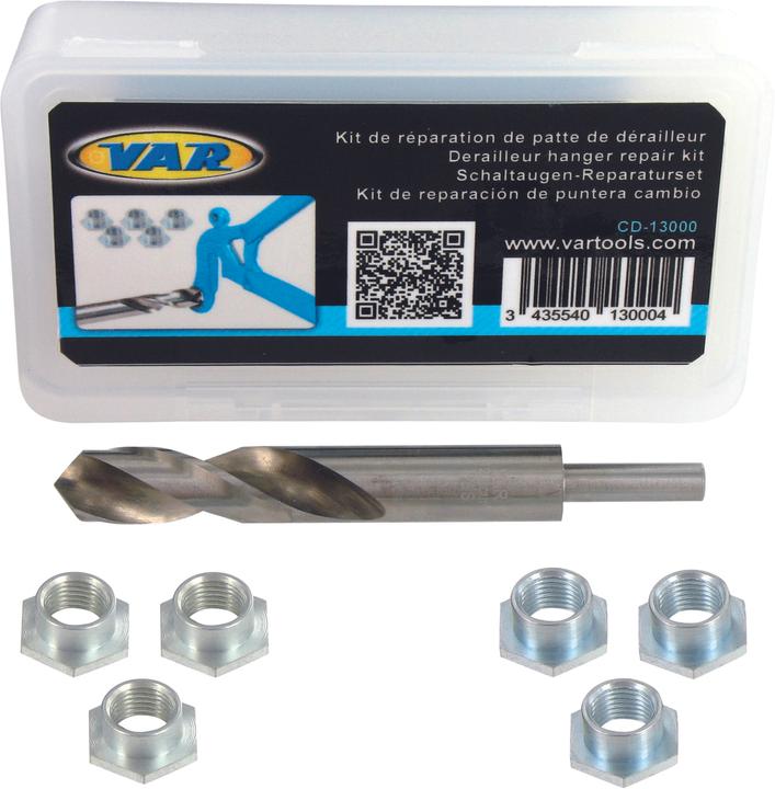 Image du produit VAR Kit de réparation de patte de dérailleur CD-13000 M10x1 mm