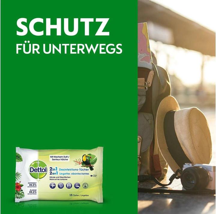 Immagine prodotto Dettol 2in1 Salviette disinfettanti