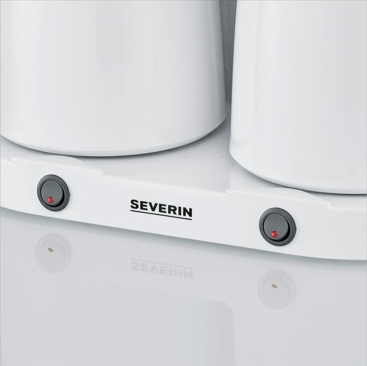 Image du produit Severin KA 9314 Cafetière blanche Capacité=16 tasses Verseuse isotherme