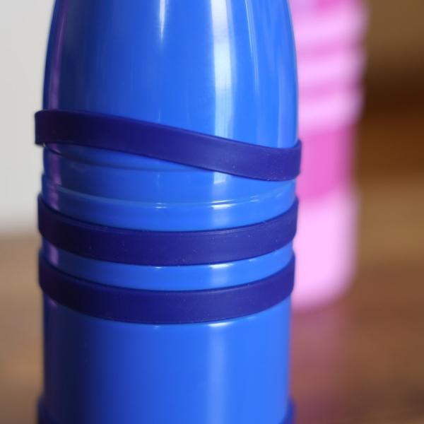 Image du produit Yumbox - Bouteille d'eau en acier inoxydable triple isolation 420ml - Pacific Pink avec bouchon en acier (0.42 l)