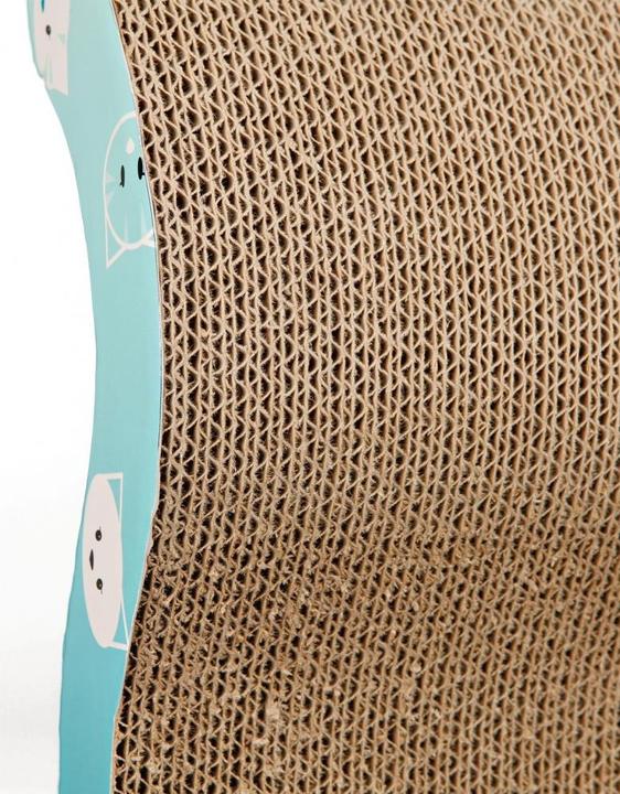 Actual product image Trixie Scratch wave Mimi (9 cm, Brown, Turquoise)