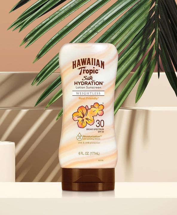 Image du produit Hawaiian Tropic Hydratation de la soie (Crème solaire visage, SPF 30, 180 ml, 222 g)