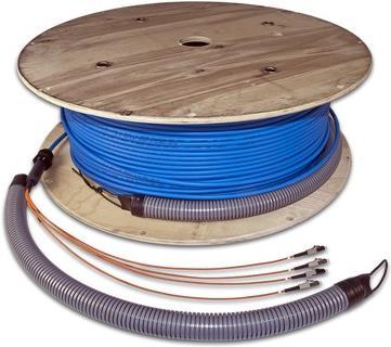 Image du produit Lightwin Câble à fibre optique pré-confectionné 4xLC (300 m)