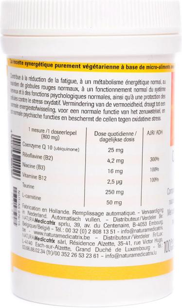 Nährwerte und Zutaten Dr. Jacob's Q10 Synergie (80g) (Pulver, 106 g)