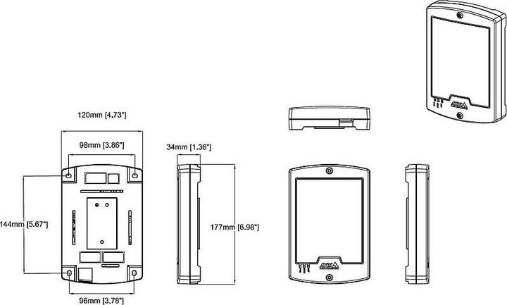 Actual product image Axis A9161 Network I/O Relay (Housing)