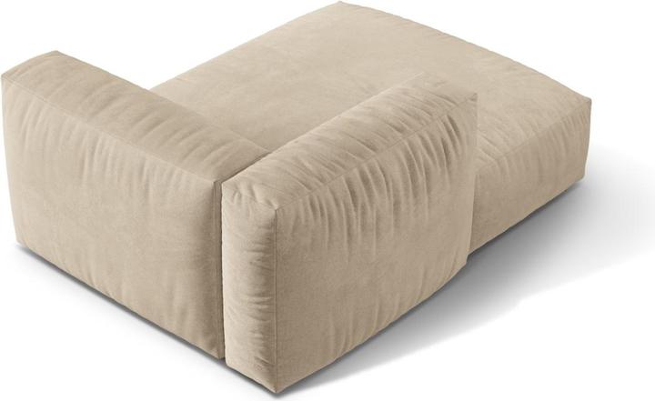 Actual product image Micadoni Modular Chaise Longue Left, "Martina", 1 Seat, 176x123x75 Made in Europe (Chaise longue)