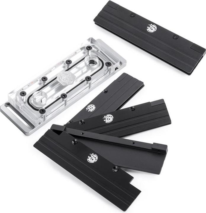Actual product image Bitspower Memory cooler, ARGB - transparent 4-pack