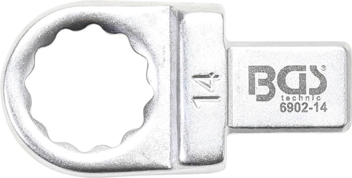 BGS Einsteck-Ringschlüssel | 14 mm | Aufnahme 9 x 12 mm (14 mm)