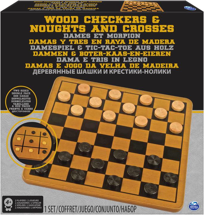 Actual product image Cardinal game set Wooden Checkers and TTT, 6033145