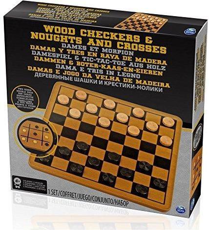 Actual product image Cardinal game set Wooden Checkers and TTT, 6033145