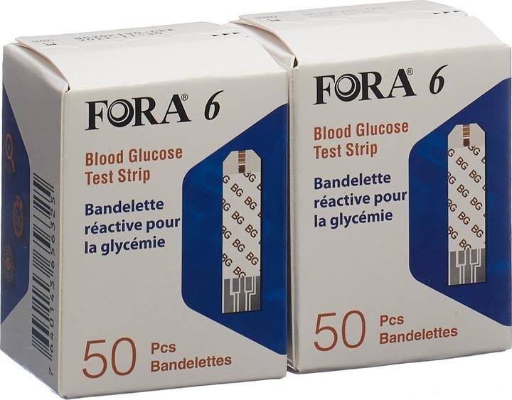 Immagine prodotto Fora 6 strisce per il test della glicemia (Strisce reattive)