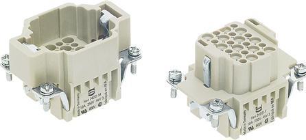 Actual product image Harting HAN DD Connector, insert type 6B socket crimp max 2,5mm2, 10A24 pole