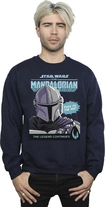 Immagine prodotto Star Wars Mando Comic Cover Felpa Uomo (S)