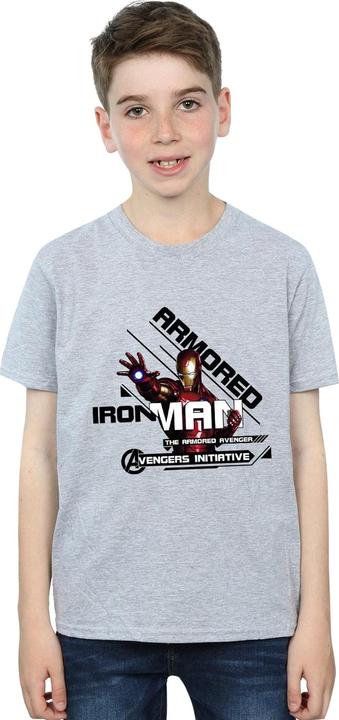 Image du produit - T-shirt AVENGERS IRON MAN ARMOURED AVENGER - Garçon (140, 146)