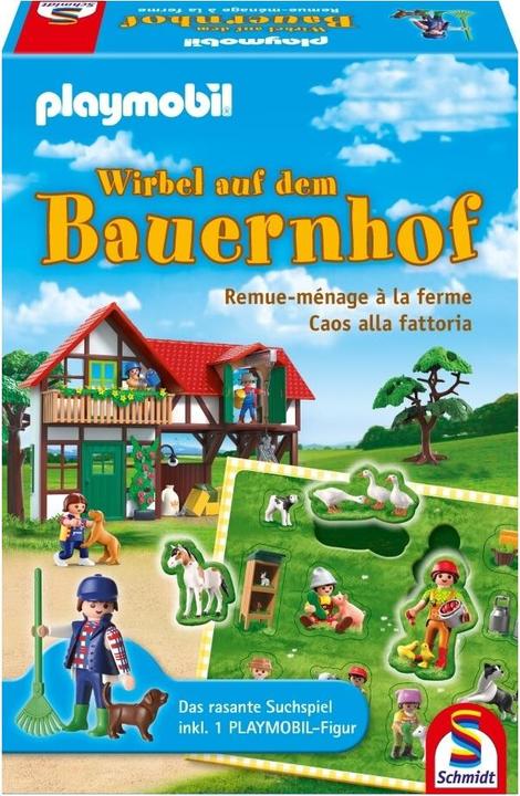 Actual product image Schmidt Spiele Playmobil, whirl on the farm (German)